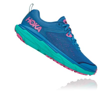 Hoka One One Challenger ATR 6 - Tenis Corrida Largos Mulher Azuis | PT-lVILb2O